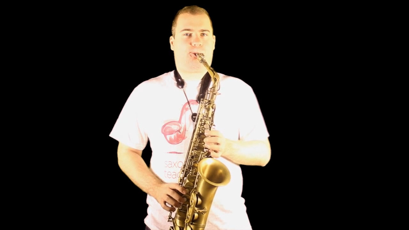 F major scale alto saxophone