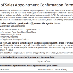 Generic scope of appointment 2024