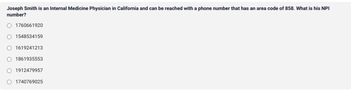 What is joseph smith npi number