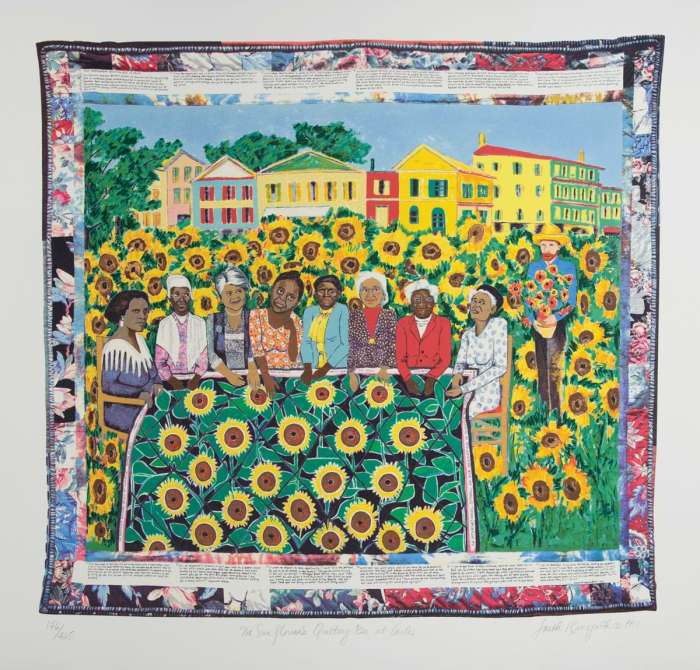 Street story quilt faith ringgold