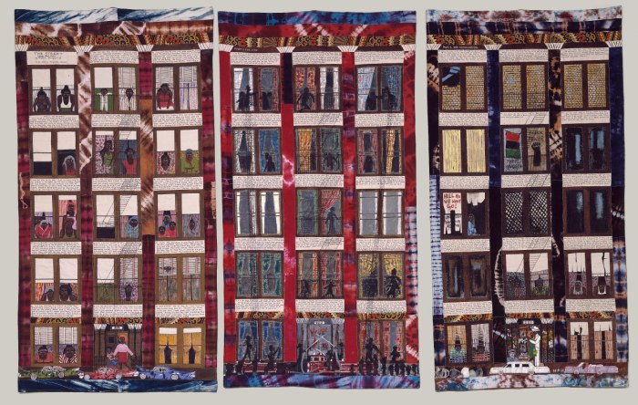 Street story quilt faith ringgold