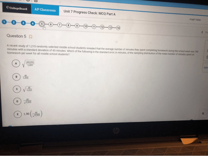 Unit 5 progress check frq ap bio