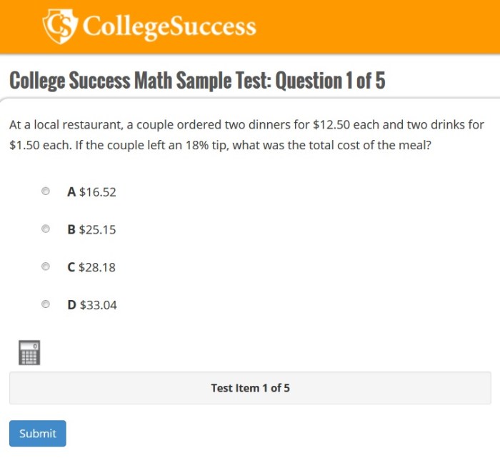 Practice pert math test pdf