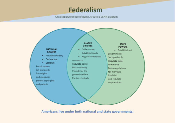 Federalist and anti federalist graphic organizer