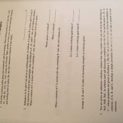 Advance study assignment the alkaline earths and the halogens